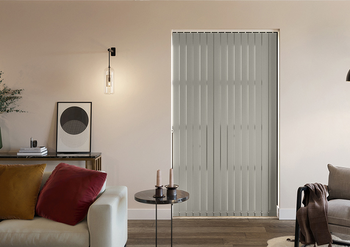 Trinity (Blackout), Oyster Grey - Vertical Blind - Image 6